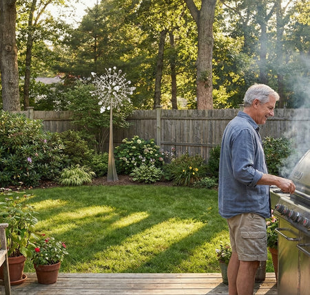 Howeart 80-Inch Kinetic Wind Sculpture